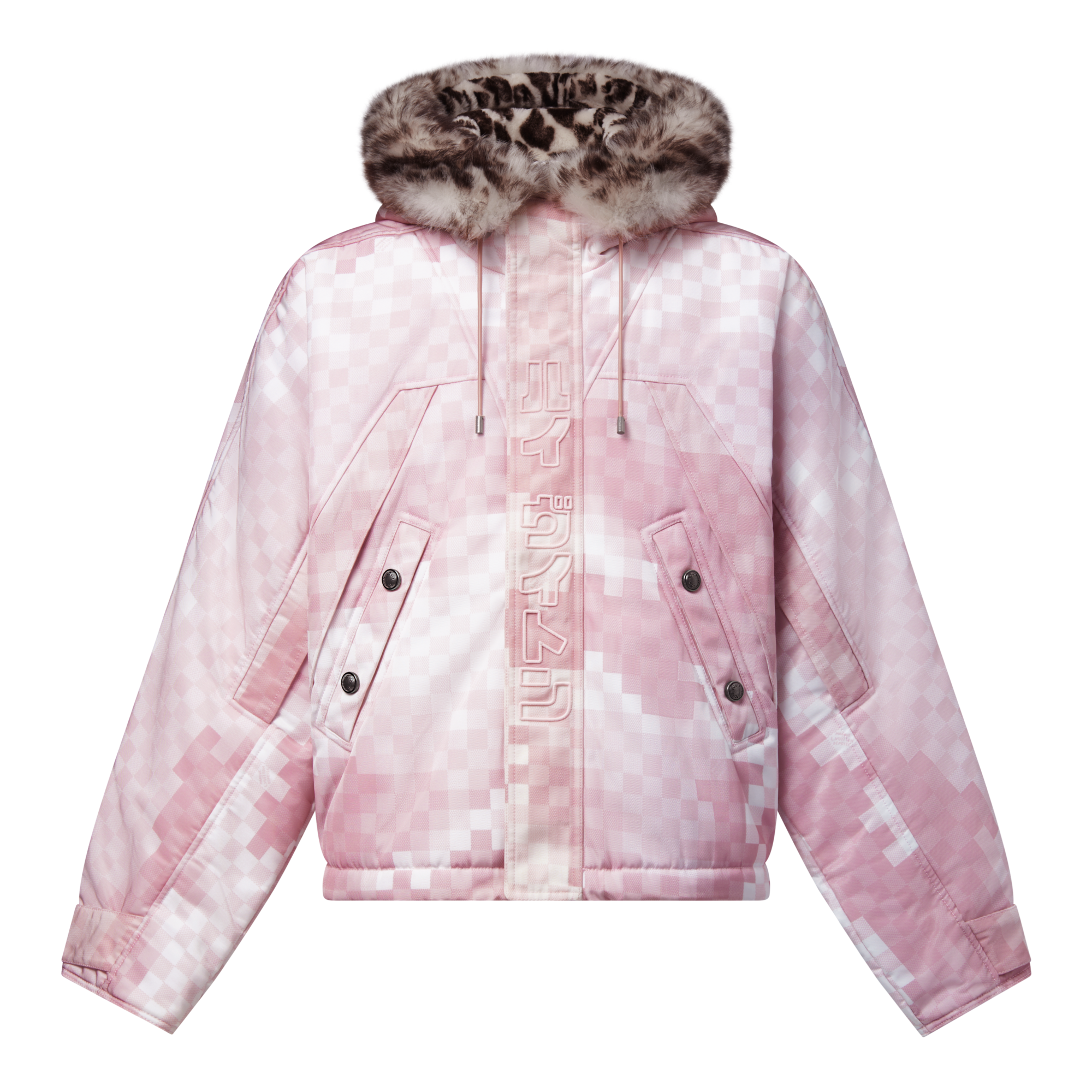 Louis Vuitton フード付きジャンパー Damoflage Printed Puffer Blouson - Men - Ready-to-Wear